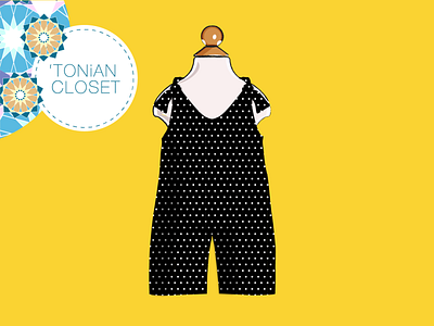 Tonian Closet - The Little Beginning adobe illustrator branding cape town childrens clothing concept ecommerce handmade illustration mannequin stitch vector