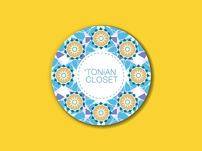 Tonian Closet - Logo - Identity brand branding design cape town ecommerce ecommerce shop fashion geometric design local business logo logodesign moroccan south africa