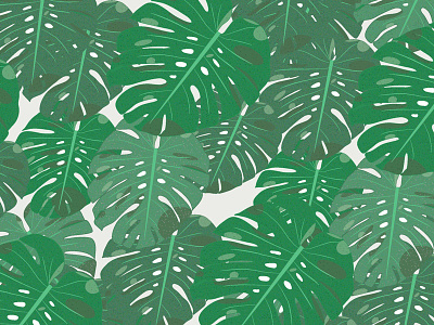 Tropical pattern floral green hawaii illustration monstera pattern patterns tropic tropical