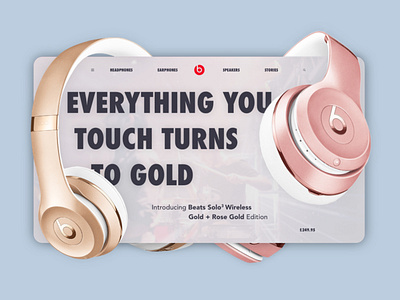 Beats Landing Page