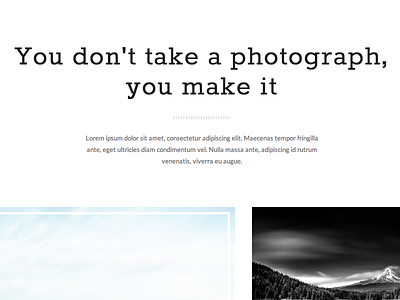 Portfolio homepage v1 design html icons minimal portfolio site sqsp squarespace typography web website