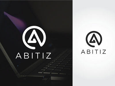 Abitiz Logo branding computer creative design icon logo logotype minimal typography vector