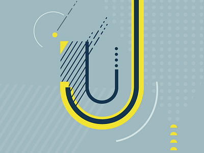 U Letter Illustration