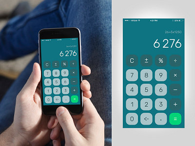 Daily UI #3 | Calculator app calculator ui daily 100 challenge dailyui design numbers ui ui ux ui design uidesign ux