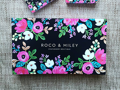 Roco & Miley Stationery cards flowers invitations painting wedding invitations wedding stationery weddings