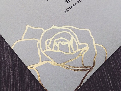 Gold Rose cards flowers gold invitations rose wedding invitations wedding stationery weddings