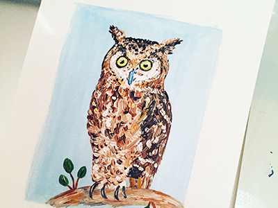 Ollie the Owl! by Sinead O'Toole on Dribbble