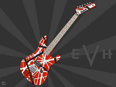 Eddie Van Halen Guitar guitar guitarist van halen vector