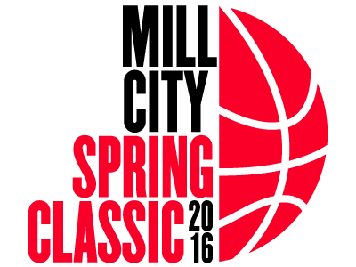 Mill City Spring Classic 2016, version A basketball black lowell red sports tournament