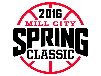 Mill City Spring Classic 2016, version C basketball black lowell red sports tournament
