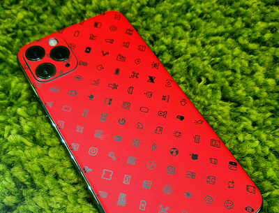 Red Code Icons Skin dbrand iphone mkbhd redcode skins