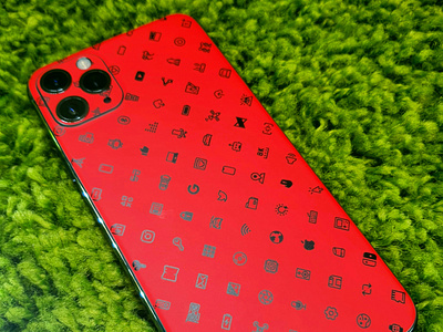 Red Code Icons Skin dbrand iphone mkbhd redcode skins