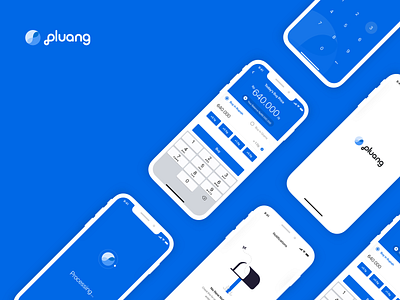 Pluang Fintech App app branding bukalapak clean crypto wallet cryptocurrency design design app finance finance app fintech gojek gold icon illustration pluang