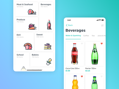 Golama Delivery App app app design apple catalog design clean clean app color delivery illustration ios iphone x mobile shop ui ux