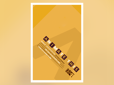 Poster branding design flat logo type typography vector