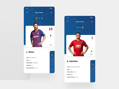 UEFA Champions League Match-day App Concept, Mobile alexis sanchez design fc barcelona football lionel messi manchester united mobile design mobile ui popular design popular shot soccer ucl uefa ui ux