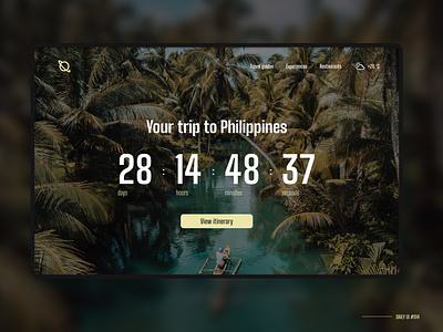 Travel countdown timer