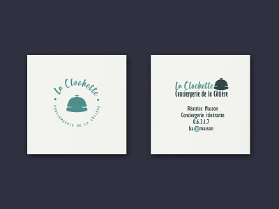 La Clochette, Conciergerie de la côtière branding conception graphique design graphic design graphisme logo