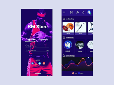 Sport store app iphonex app minimal mobile sport app store design ux