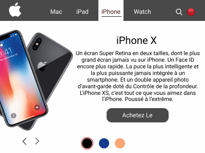 iPhone X (Simple and change) animation app bleu design iphone iphonex minimal mobile red red and black ui ui ux ux website white white and black