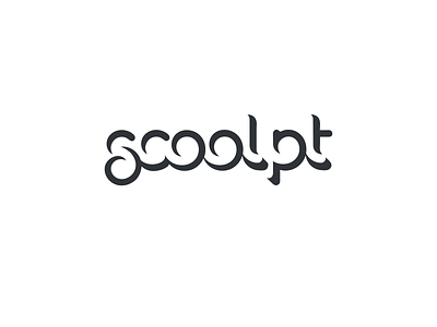 Scoolpt Logotype branding logo logotype typo