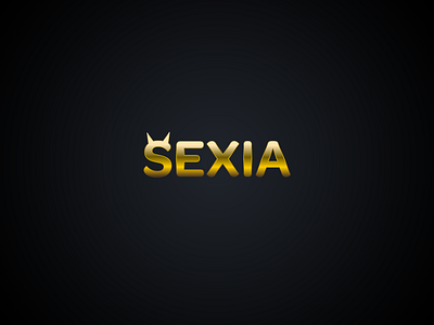 Sexia Logotype adult concept logo logotype typo