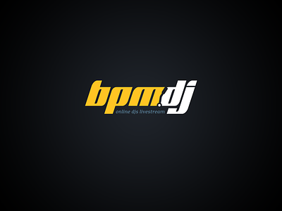 Bpm.dj Logotype bold bpm dj hidden message logo logotype typo