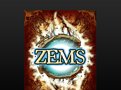 ZEMS Logo/card back card card game fantasy logo logotype