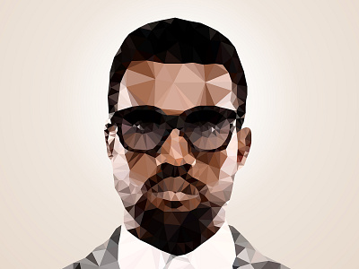 Kanye West Polygon Art