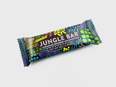 Jungle Bar Packaging african food food and beverage insects jungle junglebar package design packaging pattern sustainability