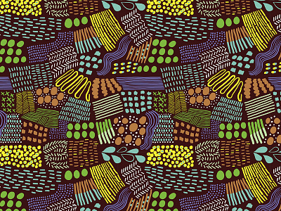 Pattern african branding brown chocolate colorful food and beverage graphic design handdrawn organic pattern