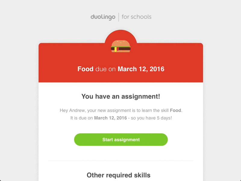 Duolingo Assignments