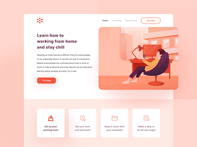 Landing Page - Working from Home