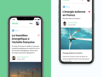 Wastic - articles article blog energy figma mobile typogaphy ui ui design uiux ux