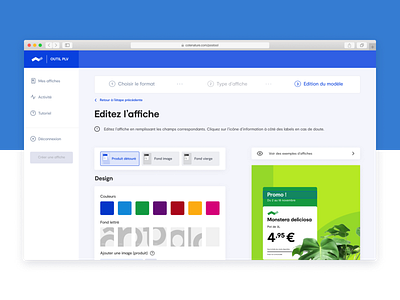 Côté Nature -POS tool Edition mode advertising design figma forms input point of sale print progress tracker sidebar ui uiux web