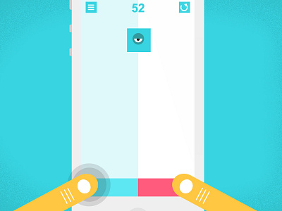 EYEDROP- Free on the App Store eyedrop finger flat game high score illustration ios monster reaction ui ux vector