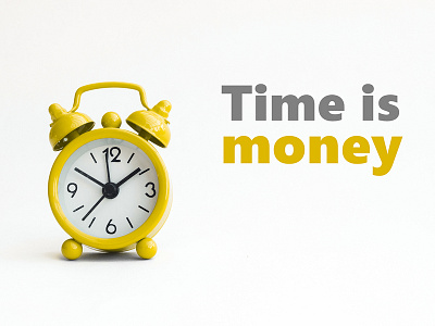 Time is money alarm clock analogue clock money time time is money time management