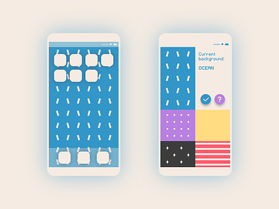 Lifelimitsart 004 / Wallpaper app app beige concept dailyui design flat idea material minimal minimalism mobile ui vector