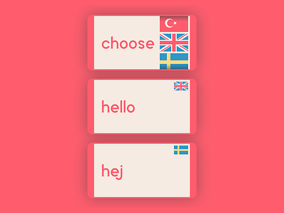 Lifelimitsart 018 / Hello app app concept dailyui design flag flat hello idea language material minimal minimalism mobile red ui vector