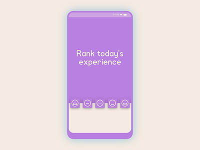 Lifelimitsart 029 / Daily feedback system app concept dailyui design feedback flat idea material minimal minimalism mobile purple quiz rank ui vector vote