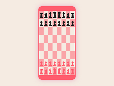 Lifelimitsart 030 / Chess app bishop chess concept dailyui design flat game king knight material minimal minimalism mobile pawn queen rook ui vector