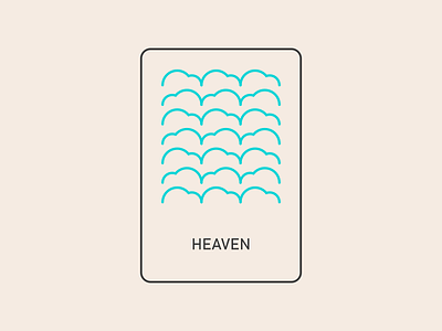 Lifelimitsart 053 / Heaven card alt3 app card clean cloud concept dailyui design flat game idea illustration material minimal minimalism mobile simple sky ui ux vector