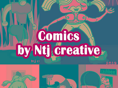 "COVER COMICS   "My mini demo trial comics.