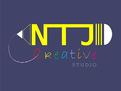 logo ntj creative branding creative design logo vector