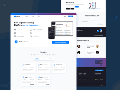 E-learning Landing Page