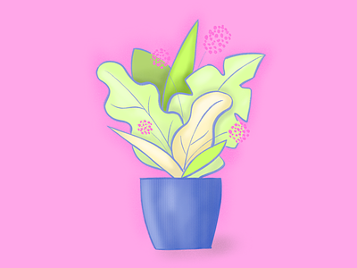 Still life 💕 art bright brushes design digital digitalart flowers herbs procreate textures vase