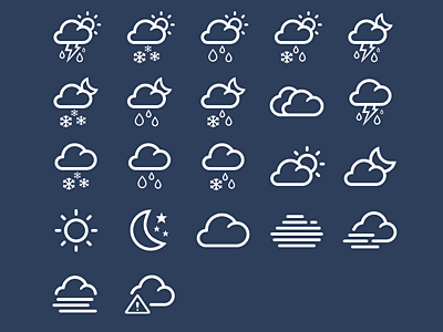 Weather icons icon weather