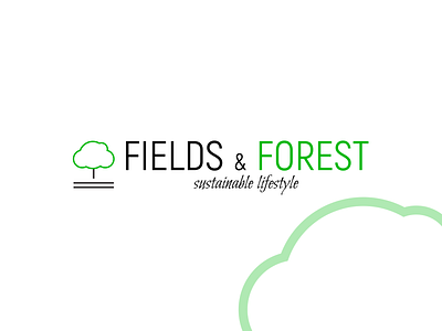 Fields & Forest Logo branding design illustration logo