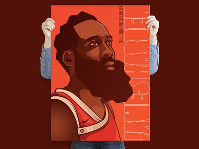 The cooking show by James Harden - Poster art