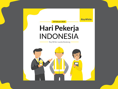 Hari Pekerja Indonesia (Indonesian Worker Day) design design art illustration social media social media design vector